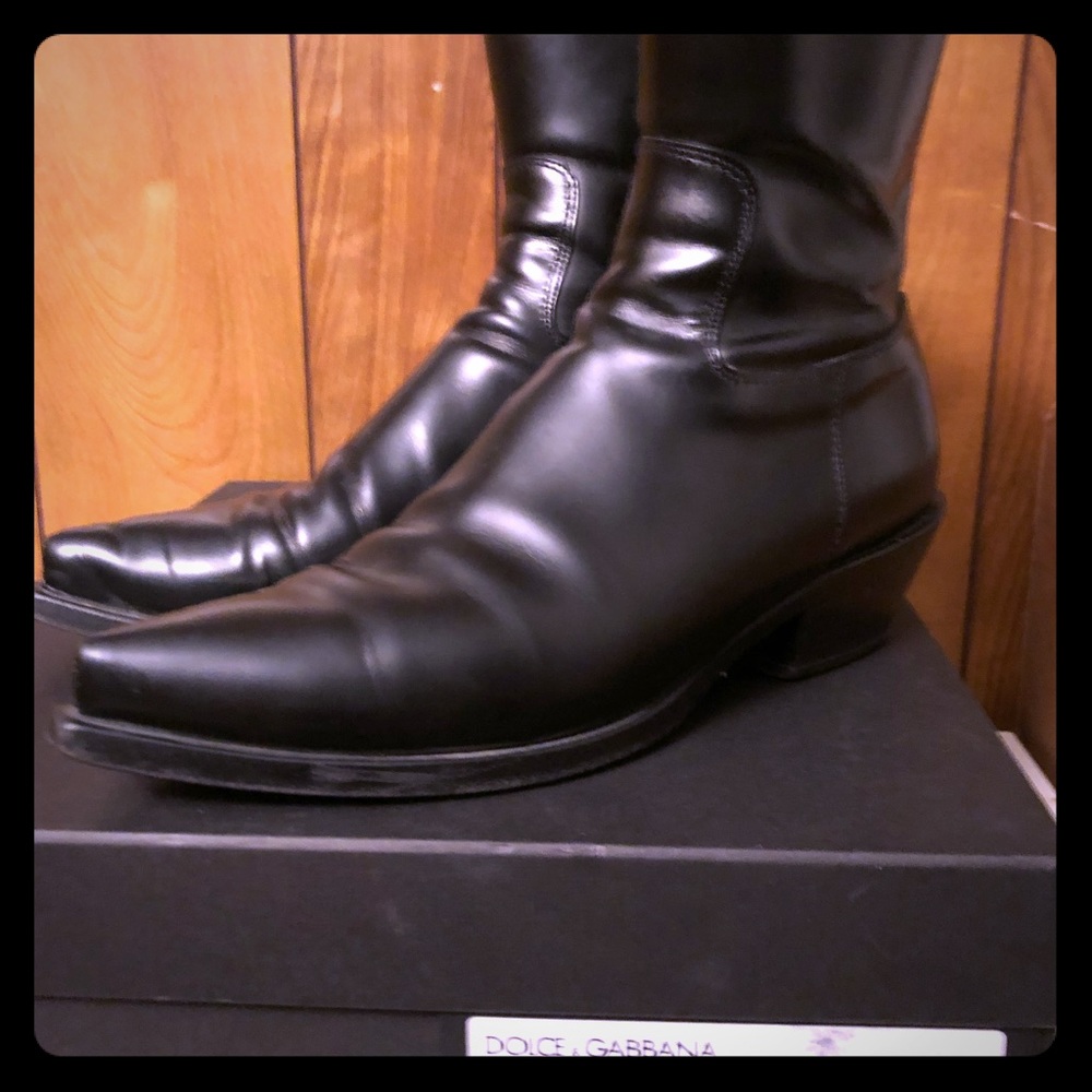 Dolce&Gabanna Leather Boots